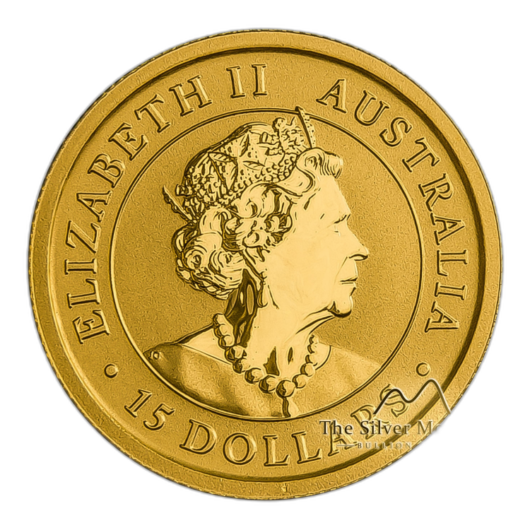 Gold 1/10 troy ounce golden Kangaroo coin 2020 back