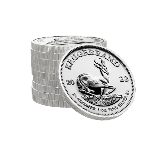 1 troy ounce zilveren munt Krugerrand Proof voorkant