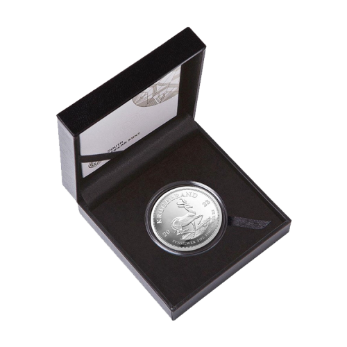 2 troy ounce zilveren Krugerrand proof 2023 voorkant