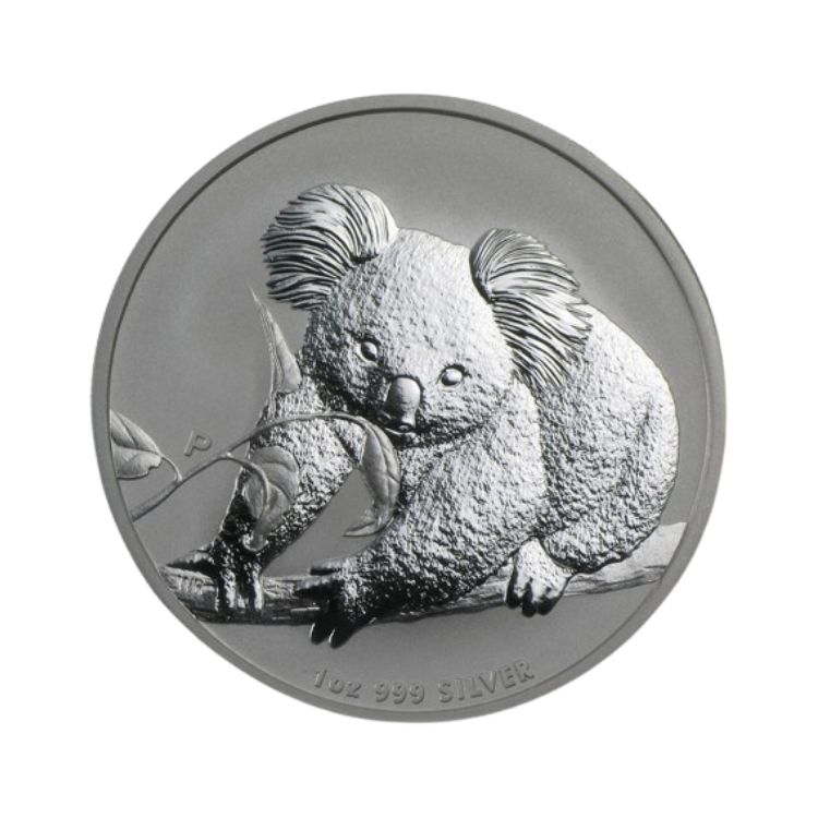 1 troy ounce zilveren Koala munt 2010 voorkant