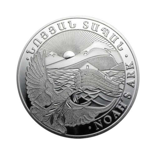 Zilveren Noah's Ark munt van 1 troy ounce