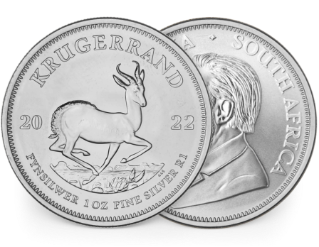 1 troy ounce zilveren Krugerrand
