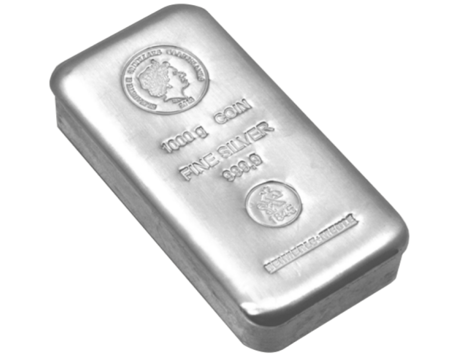 Buy Cook Islands 1 kilo coin silver bar